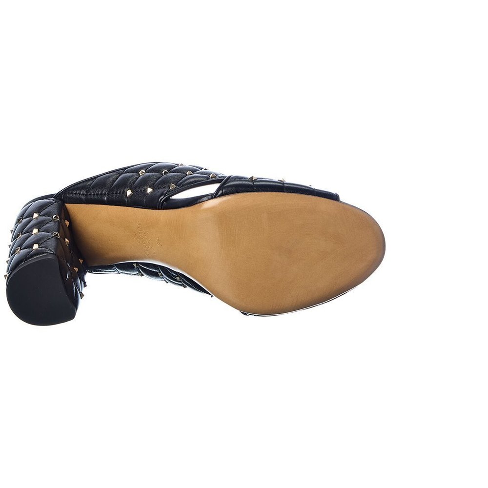 Valentino Rockstud Spike 90 Leather Sandal - Picture 4 of 5